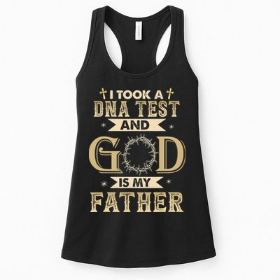 Christian Gift I Took A DNA Test and God Is My Father Womens Tank Top