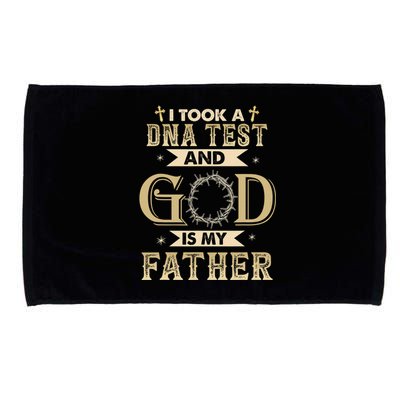 Christian Gift I Took A DNA Test and God Is My Father Microfiber Hand Towel