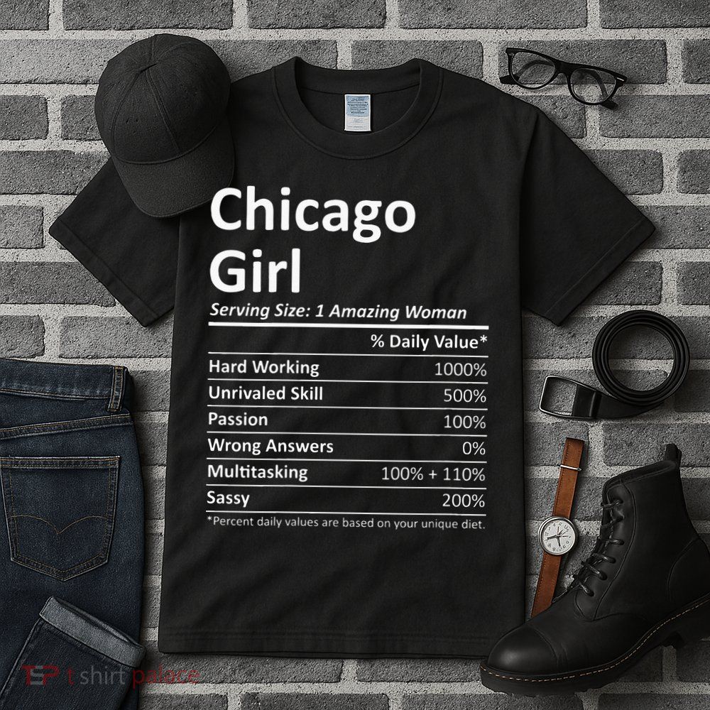 CHICAGO GIRL IL ILLINOIS Funny City Home Roots USA Gift Tall T-Shirt