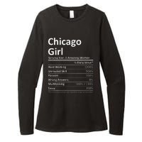 CHICAGO GIRL IL ILLINOIS Funny City Home Roots USA Gift Womens CVC Long Sleeve Shirt