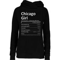 CHICAGO GIRL IL ILLINOIS Funny City Home Roots USA Gift Womens Funnel Neck Pullover Hood