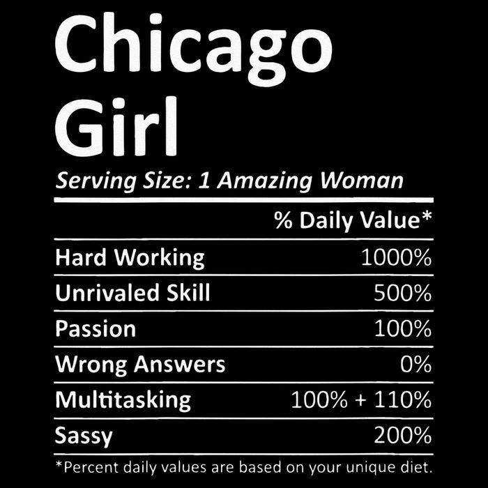 CHICAGO GIRL IL ILLINOIS Funny City Home Roots USA Gift 16 in Basic Backpack