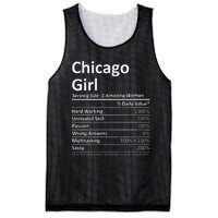 CHICAGO GIRL IL ILLINOIS Funny City Home Roots USA Gift Mesh Reversible Basketball Jersey Tank