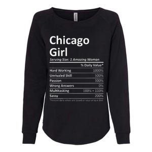 CHICAGO GIRL IL ILLINOIS Funny City Home Roots USA Gift Womens California Wash Sweatshirt