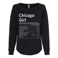 CHICAGO GIRL IL ILLINOIS Funny City Home Roots USA Gift Womens California Wash Sweatshirt