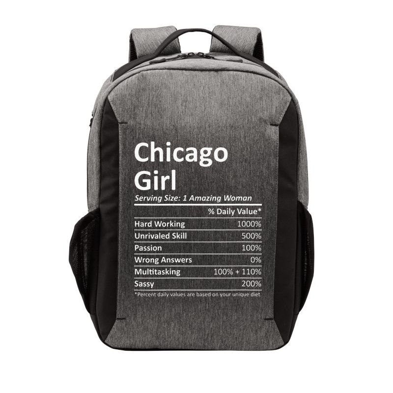 CHICAGO GIRL IL ILLINOIS Funny City Home Roots USA Gift Vector Backpack