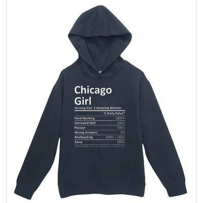 CHICAGO GIRL IL ILLINOIS Funny City Home Roots USA Gift Urban Pullover Hoodie