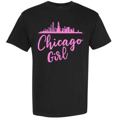 Chicago Girl Illinois State Garment-Dyed Heavyweight T-Shirt