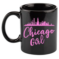 Chicago Girl Illinois State 11oz C Handle Ceramic Mug