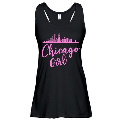 Chicago Girl Illinois State Ladies Essential Flowy Tank