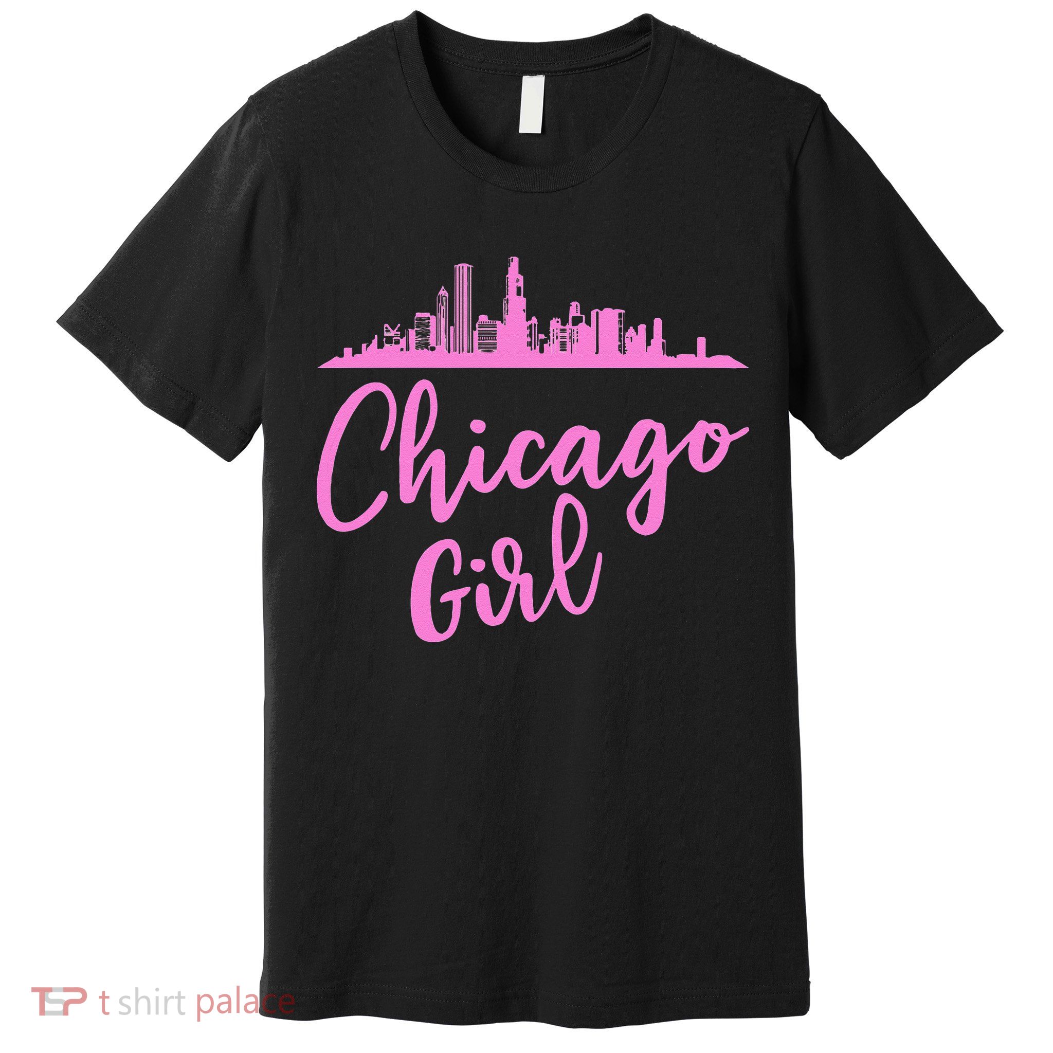 Chicago Girl Illinois State Premium T-Shirt