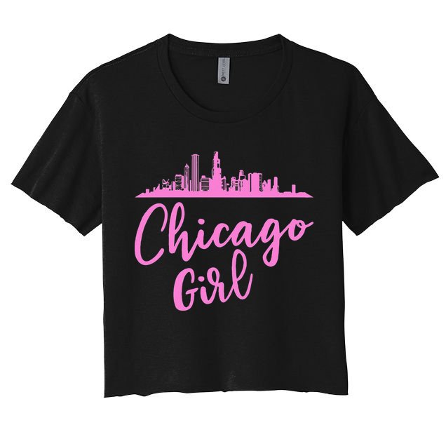 Chicago Girl Illinois State Crop Top