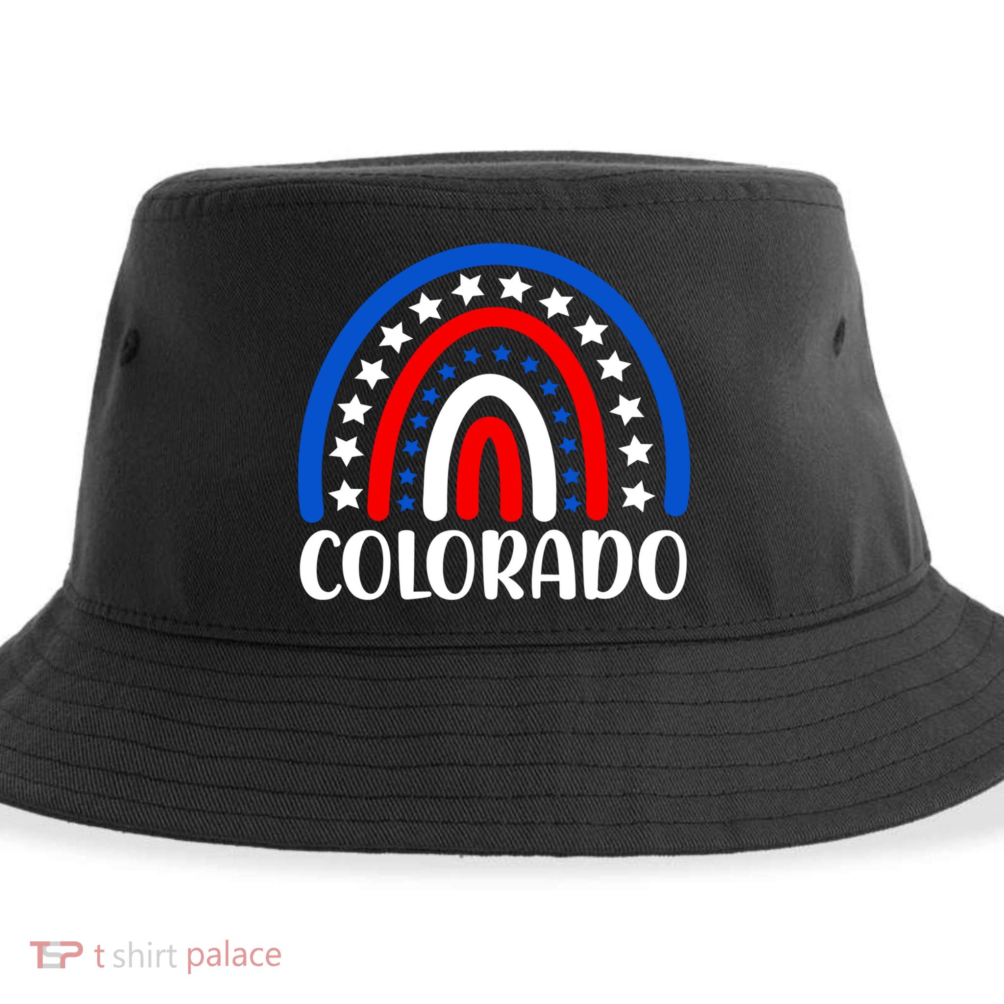Colorado Gift I Love Colorado Usa Cute Gift Sustainable Bucket Hat