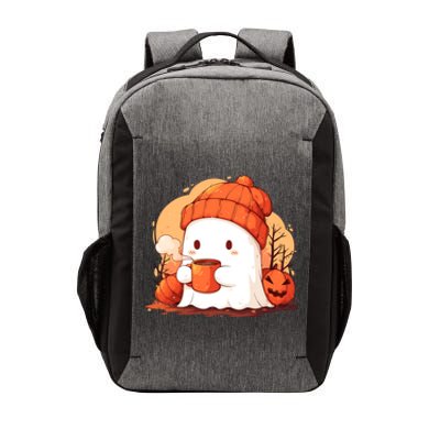 Cute Ghost Ing Autumn Pumpkin Season Coffee Lovers Great Gift Vector Backpack