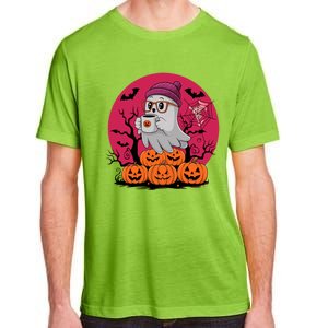 Cute Ghost Ing Coffee Funny Pumpkin Costume Gift Adult ChromaSoft Performance T-Shirt