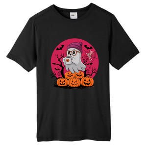 Cute Ghost Ing Coffee Funny Pumpkin Costume Gift Tall Fusion ChromaSoft Performance T-Shirt