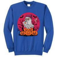 Cute Ghost Ing Coffee Funny Pumpkin Costume Gift Sweatshirt