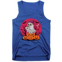 Cute Ghost Ing Coffee Funny Pumpkin Costume Gift Tank Top