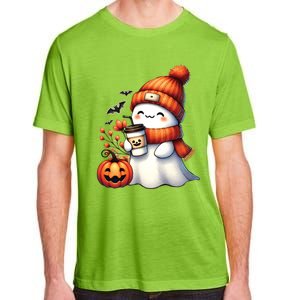 Cute Ghost Ing Coffee Halloween Ghost Coffee Gift Adult ChromaSoft Performance T-Shirt