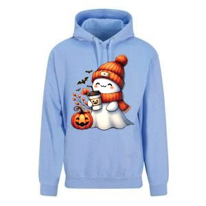 Cute Ghost Ing Coffee Halloween Ghost Coffee Gift Unisex Surf Hoodie