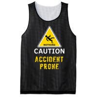 Clumsy Gift Idea Accident Prone For Him Or Her Mesh Reversible Basketball Jersey Tank