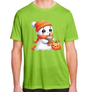 Cute Ghost Ing Coffee Halloween Pumpkin Spice Gift Adult ChromaSoft Performance T-Shirt