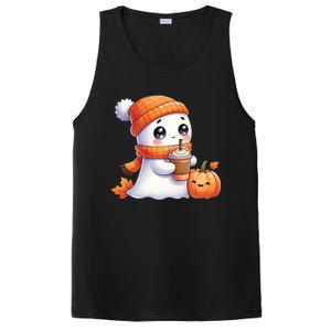 Cute Ghost Ing Coffee Halloween Pumpkin Spice Gift PosiCharge Competitor Tank