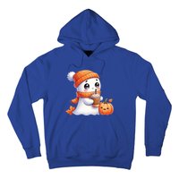 Cute Ghost Ing Coffee Halloween Pumpkin Spice Gift Hoodie