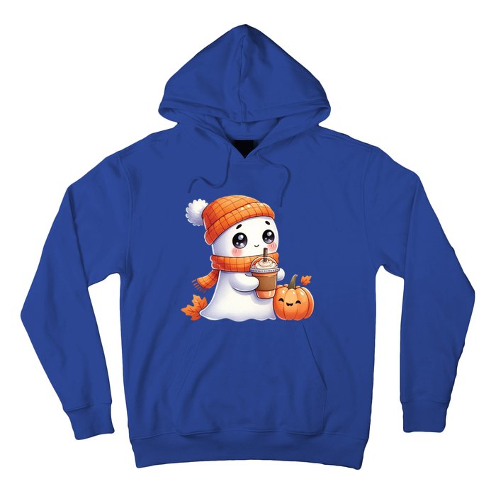 Cute Ghost Ing Coffee Halloween Pumpkin Spice Gift Hoodie