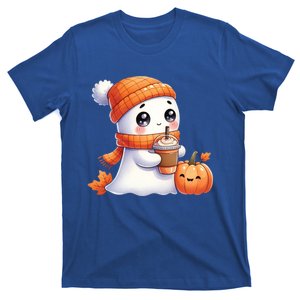 Cute Ghost Ing Coffee Halloween Pumpkin Spice Gift T-Shirt