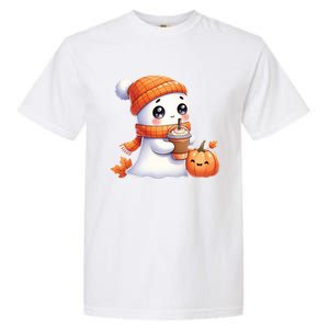 Cute Ghost Ing Coffee Halloween Pumpkin Spice Gift Garment-Dyed Heavyweight T-Shirt