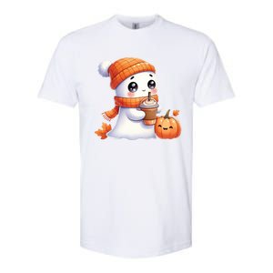 Cute Ghost Ing Coffee Halloween Pumpkin Spice Gift Softstyle CVC T-Shirt