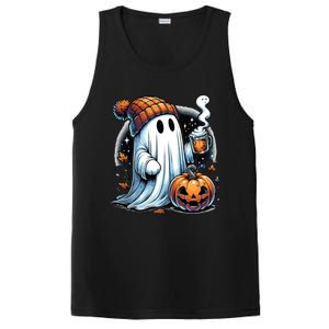 Cute Ghost Ing Coffee Funny Gift PosiCharge Competitor Tank