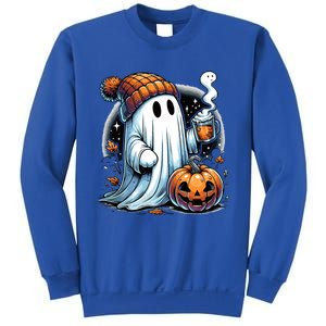 Cute Ghost Ing Coffee Funny Gift Sweatshirt