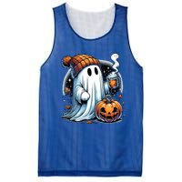 Cute Ghost Ing Coffee Funny Gift Mesh Reversible Basketball Jersey Tank