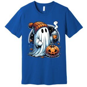 Cute Ghost Ing Coffee Funny Gift Premium T-Shirt