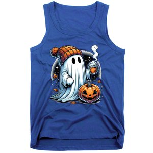 Cute Ghost Ing Coffee Funny Gift Tank Top