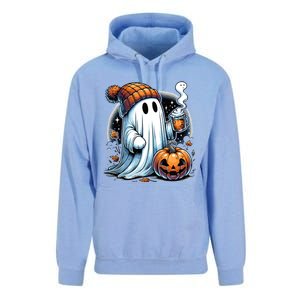 Cute Ghost Ing Coffee Funny Gift Unisex Surf Hoodie