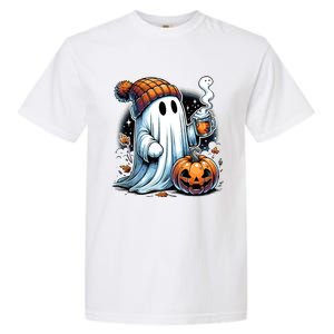 Cute Ghost Ing Coffee Funny Gift Garment-Dyed Heavyweight T-Shirt