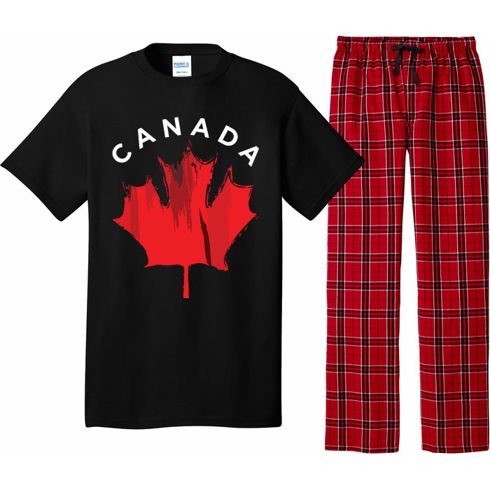 Canadian Gift Idea Maple Leaf Canada Pajama Set