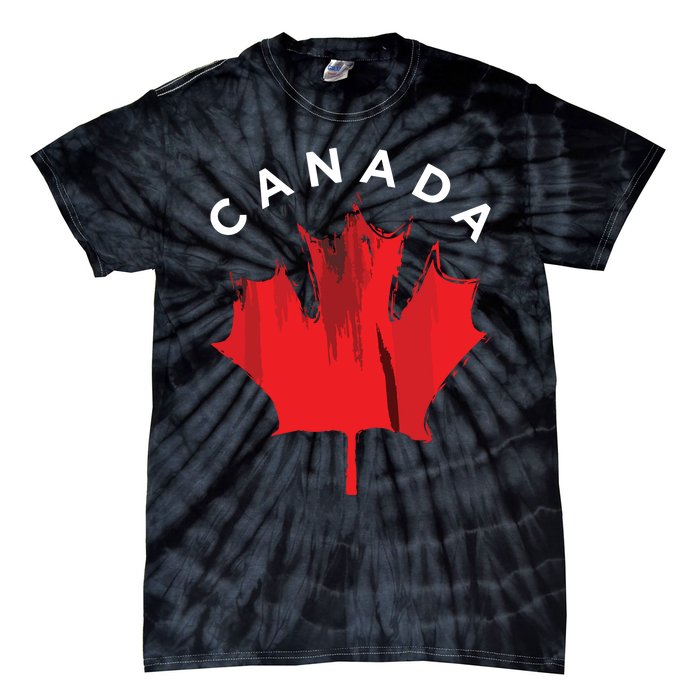 Canadian Gift Idea Maple Leaf Canada Tie-Dye T-Shirt