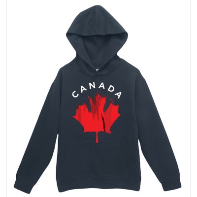 Canadian Gift Idea Maple Leaf Canada Urban Pullover Hoodie