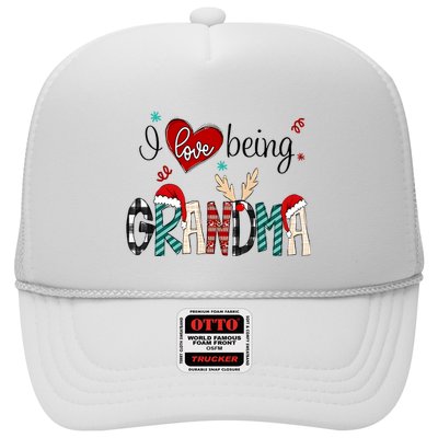 Christmas Grandma I Love Being Grandma Trucker Hat