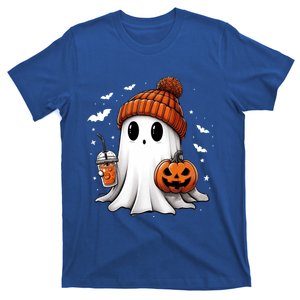 Cute Ghost Ing Coffee Halloween Ghost Ice Coffee Cute Gift T-Shirt