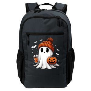 Cute Ghost Ing Coffee Halloween Ghost Ice Coffee Cute Gift Daily Commute Backpack