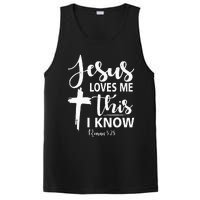 Christian Gift Jesus Love Me This I Know PosiCharge Competitor Tank