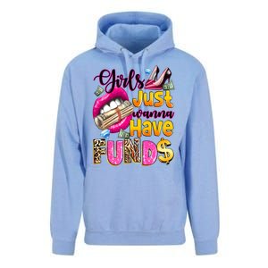 Cool Girl Just Wanna Have Funds Unisex Surf Hoodie