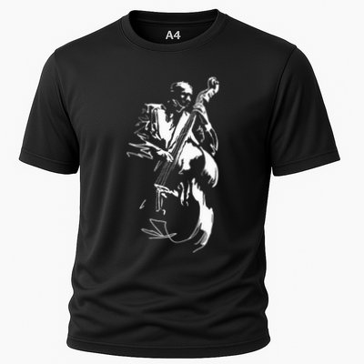 Cool Graphic Jazz Lovers Upright Bass Player Performance Shirt