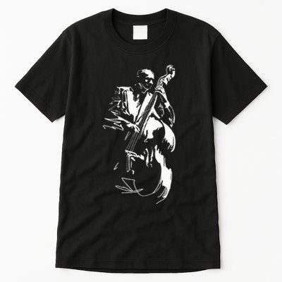 Cool Graphic Jazz Lovers Upright Bass Player Tall T-Shirt