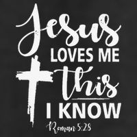 Christian Gift Jesus Love Me This I Know 7 Panel Mesh Trucker Snapback Hat